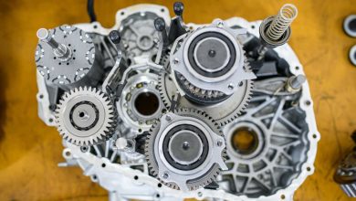 Particolare rotore motore elettrico e rapporti cambio eDCT Stellantis