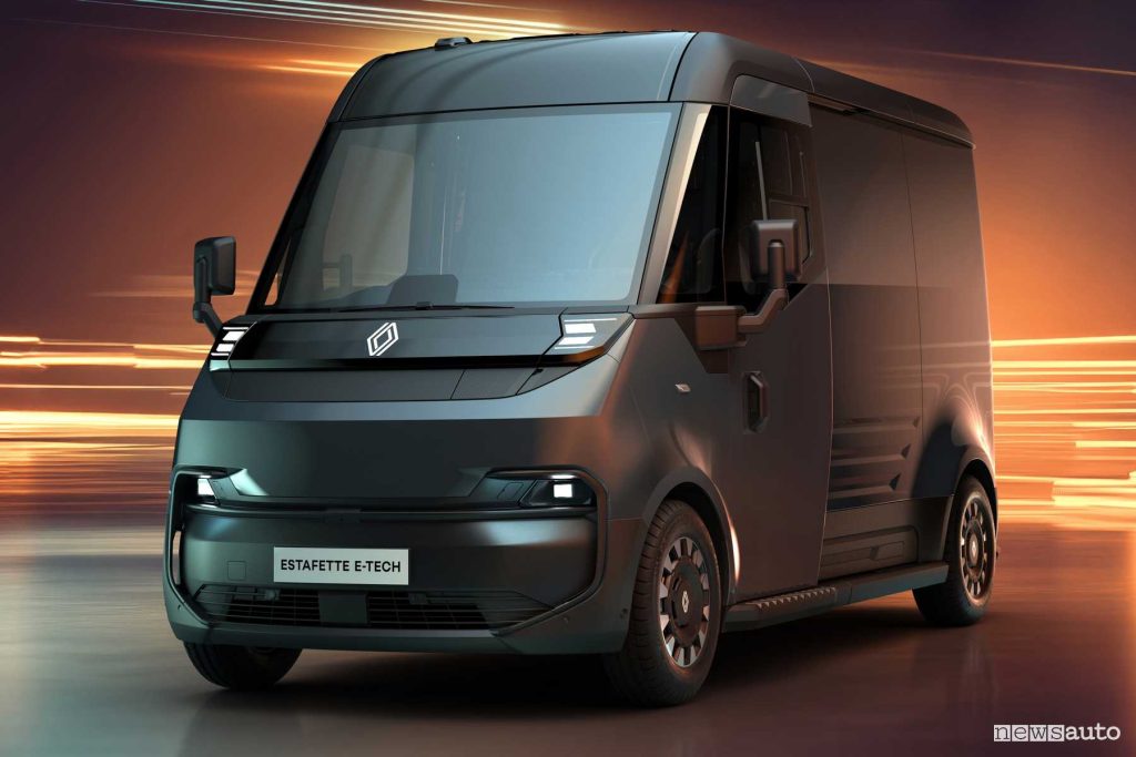 Renault Estafette E-Tech Electric anteriore 3/4