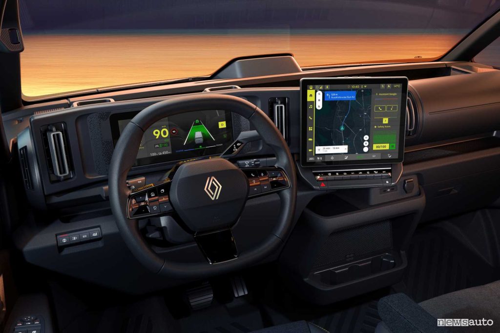 Renault Goelette E-Tech Electric plancia abitacolo