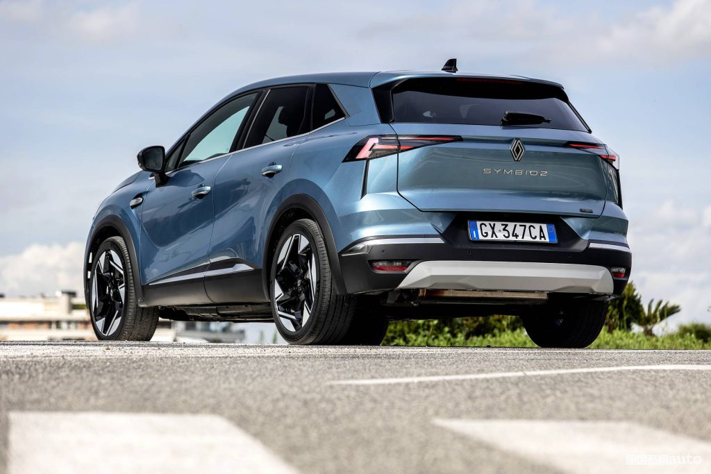 Renault Symbioz Iconic vista 3/4 posteriore