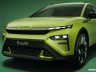 Skoda Elroq RS frontale firma luminosa