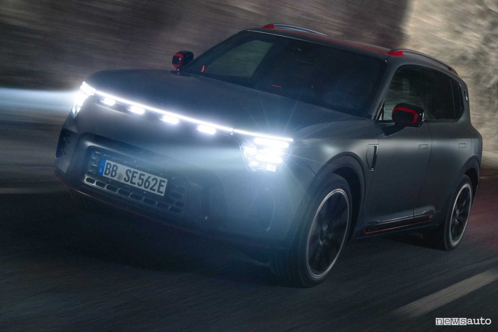 smart #5 Brabus firma luminosa anteriore