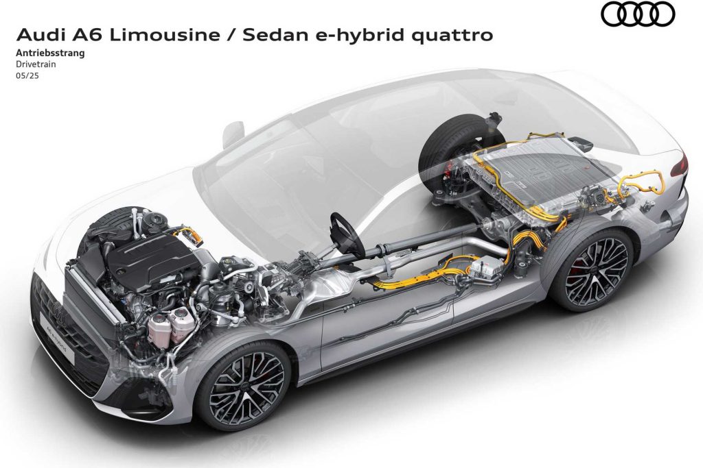 Audi A6 e-hybrid quattro trazione ibrida plug-in