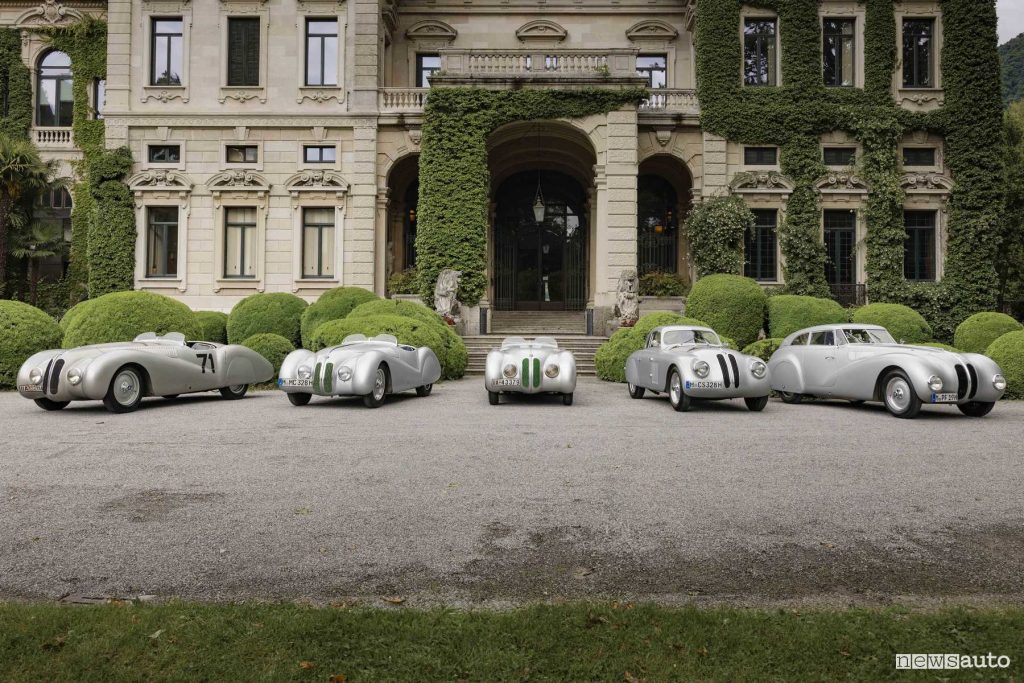 Mostra BMW Mille Miglia Icons al Concorso Villa d'Este 2025