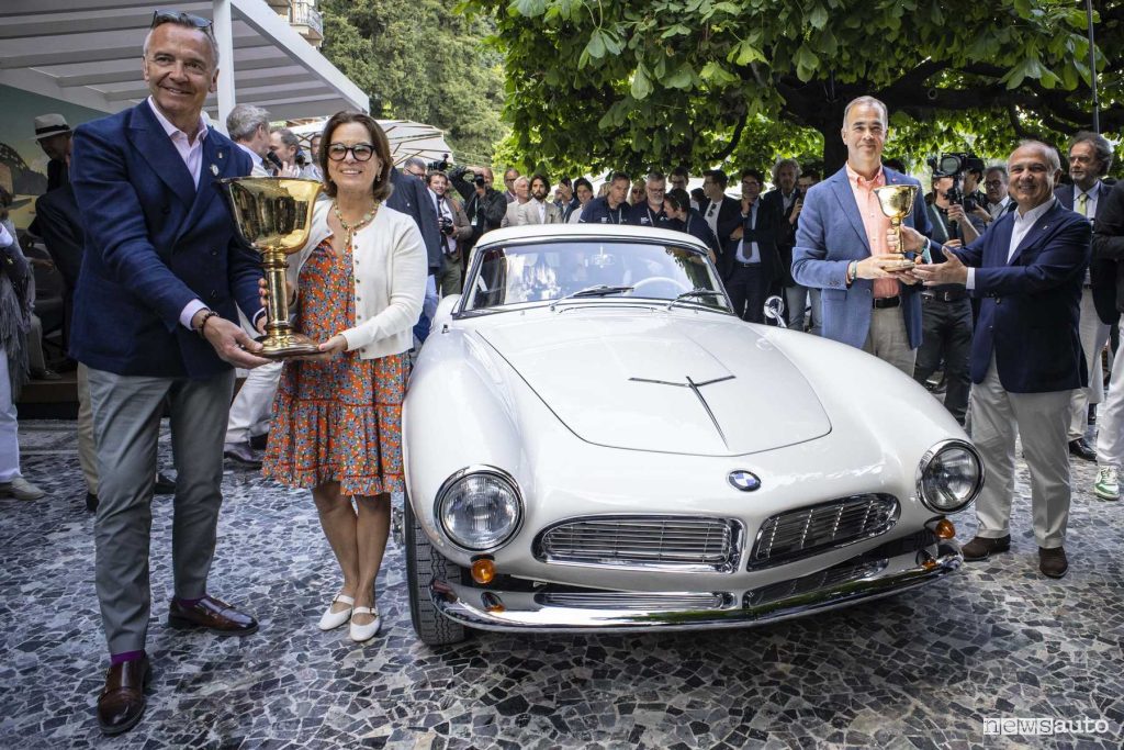 BMW 507 Roadster del 1957, vincitrice della Coppa d’Oro Villa d’Este