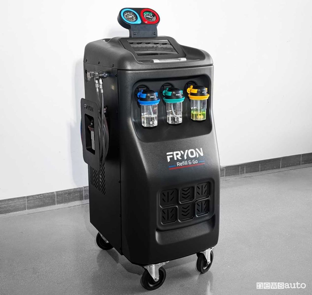 Fryon Prima per la ricarica dell’aria condizionata auto