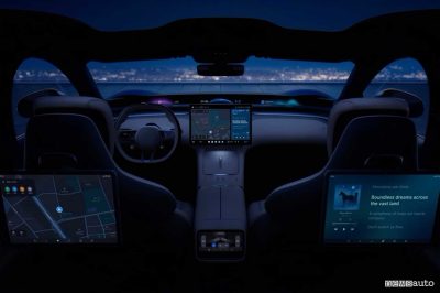 Xiaomi YU7 display abitacolo
