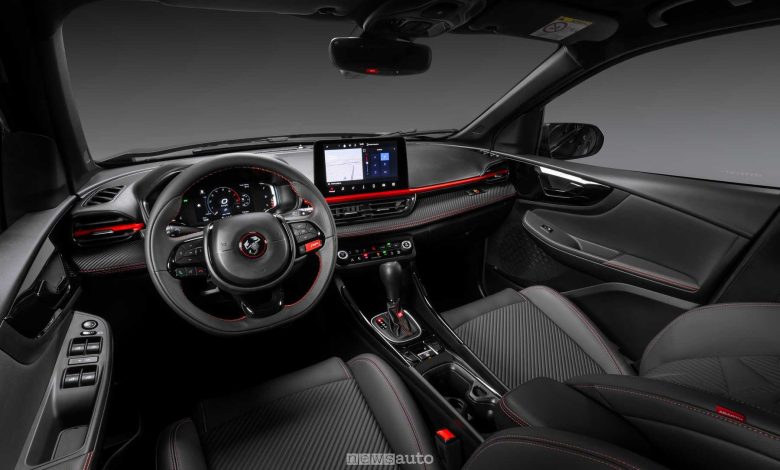 Abarth Pulse 2026 plancia abitacolo