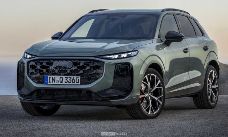 Nuova Audi Q3 anteriore 3/4