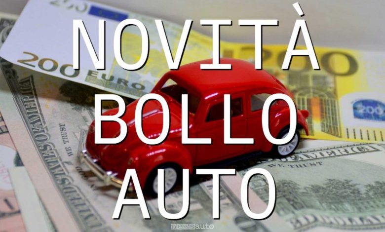 Novità bollo auto
