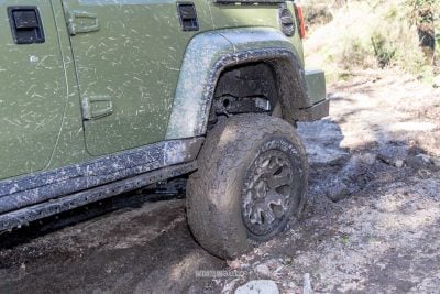 ICH-X K2 Off Road Edition test in off road nel fango