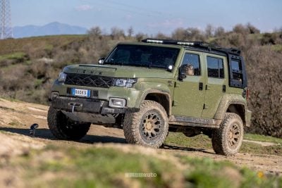 ICH-X K2 Off Road Edition anteriore 3/4