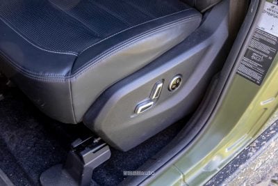 ICH-X K2 Off Road Edition comandi regolazione sedile guidatore
