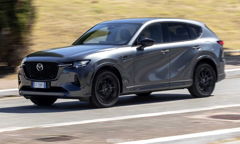 Mazda CX-60 e-Skyactiv D test su strada nell'allestimento Homura