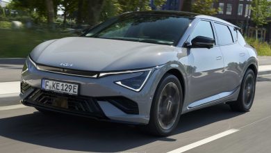 Nuova Kia EV6 GT Line su strada