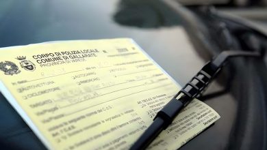 Multa aria condizionata e motore acceso