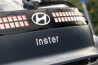 Hyundai Inster portellone posteriore