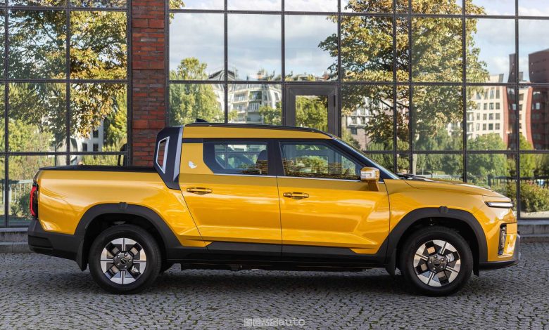 KGM Torres EVT pick-up laterale