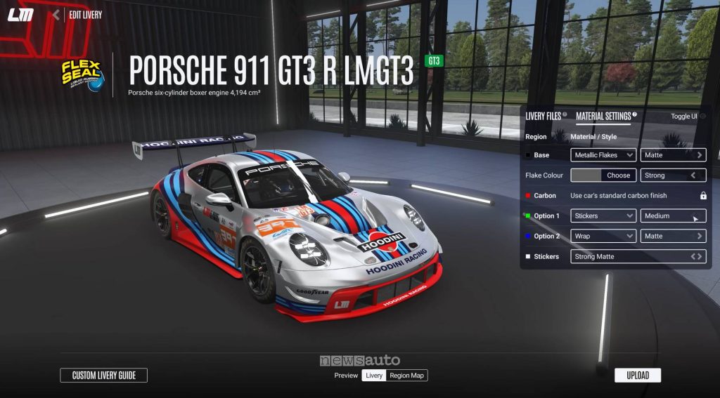 Le Mans Ultimate ELMS DLC livrea personalizzata