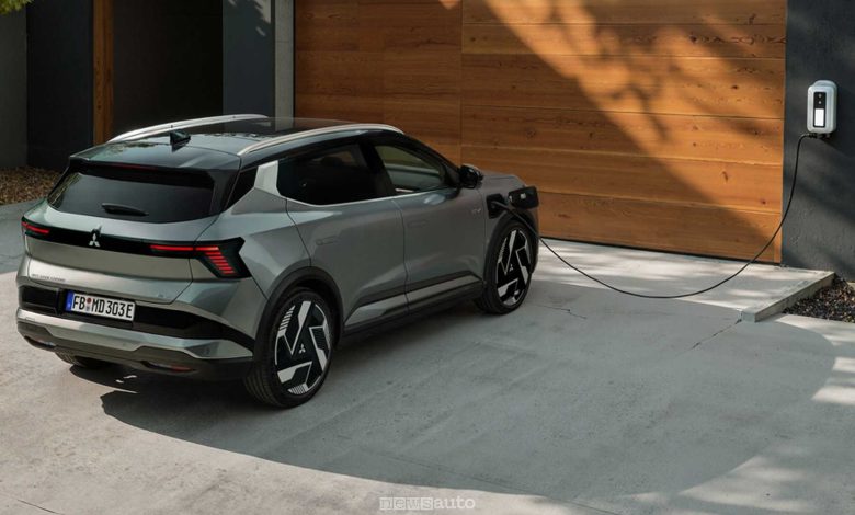 Mitsubishi Eclipse Cross EV in ricarica