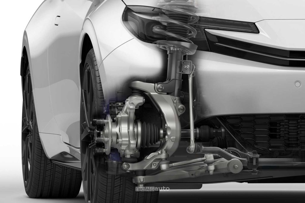Honda Prelude schema sospensioni anteriori