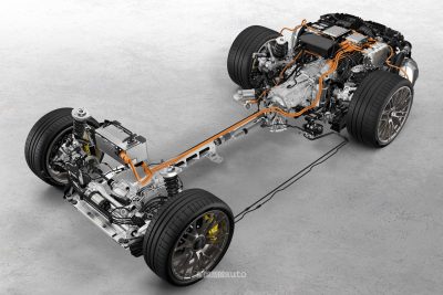 Nuova Porsche 911 Turbo S schema motori