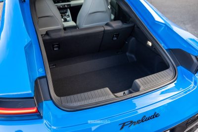 Honda Prelude 2026 bagagliaio