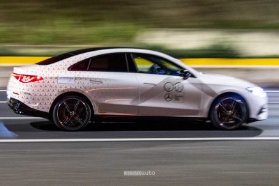 Test autonomia Mercedes CLA sul GRA di Roma