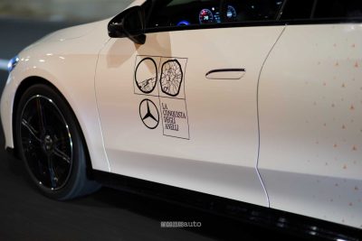 Test autonomia Mercedes CLA sul GRA di Roma