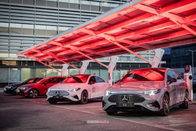 Test autonomia Mercedes CLA sul GRA di Roma