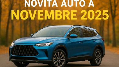 novità auto e motori a novembre 2025