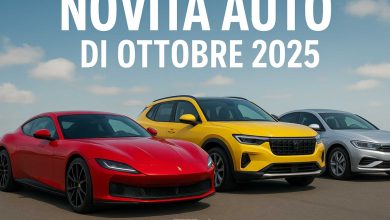 Nuove auto ottobre 2025