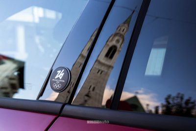Alfa Romeo Junior badge Milano Cortina 2026