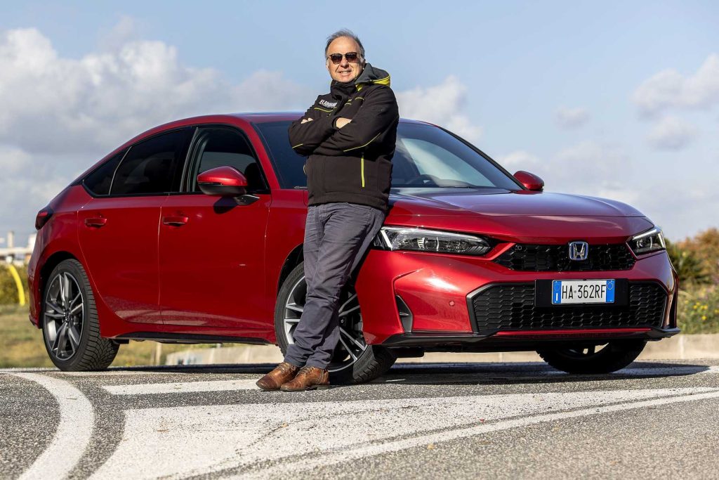 Giovanni Mancini tester della Honda Civic
