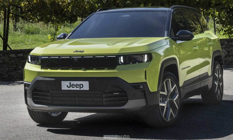 Nuova Jeep Compass anteriore 3/4