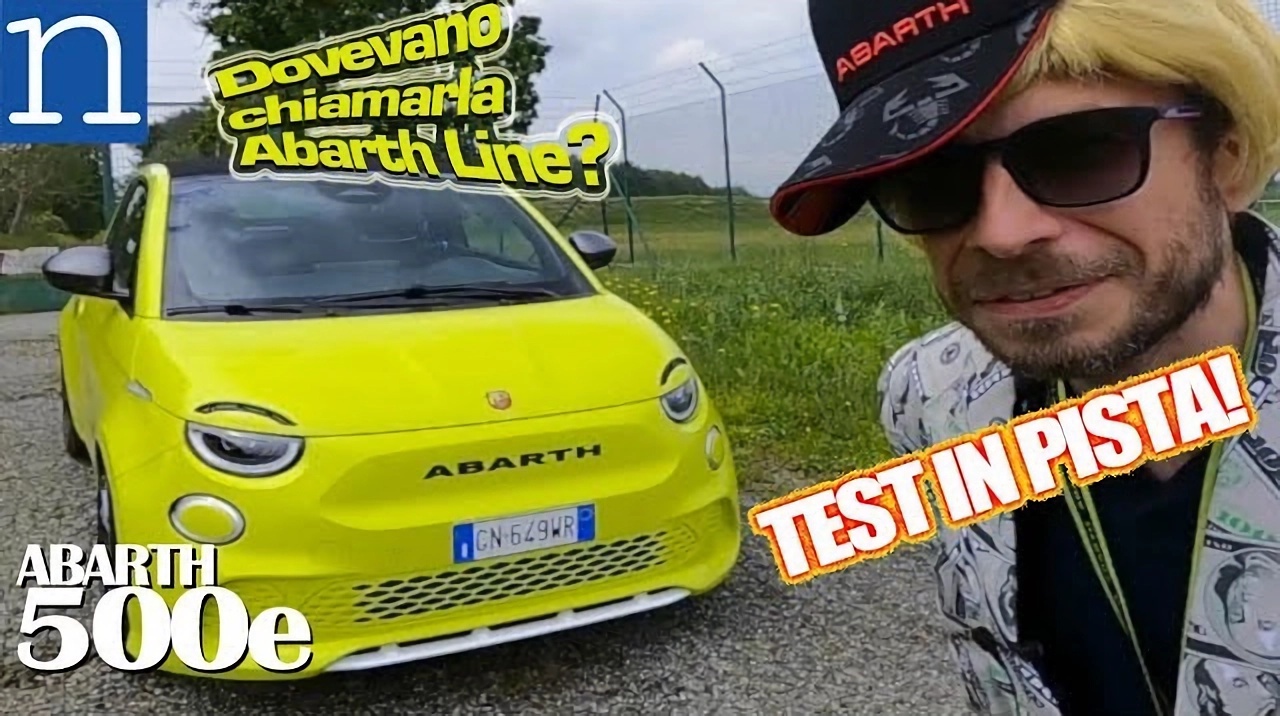Abarth 500e video prova