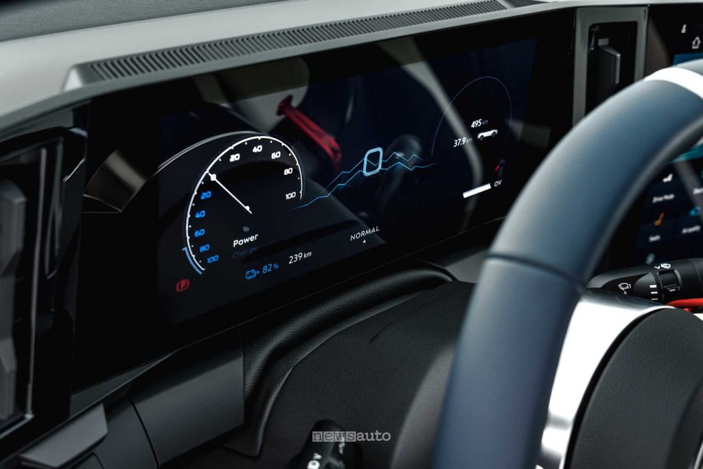 Alpine A390 GT display quadro strumenti