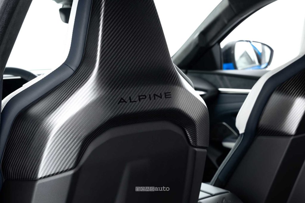 Alpine A390 GT guscio in carbonio dei sedili anteriori