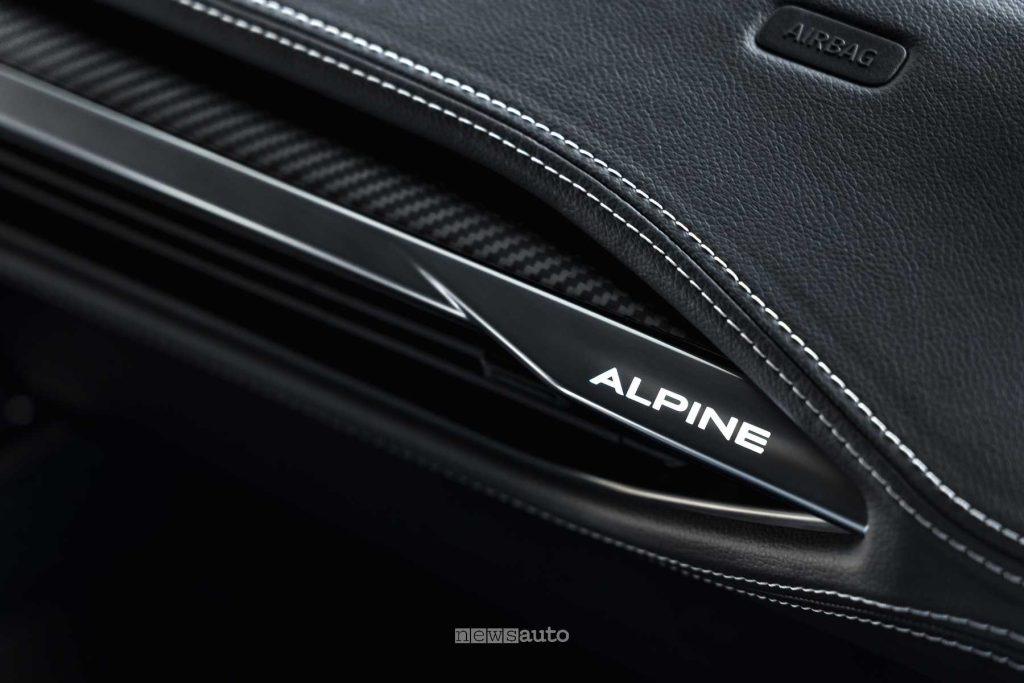 Alpine A390 GT bocchette d'aereazione sulla plancia