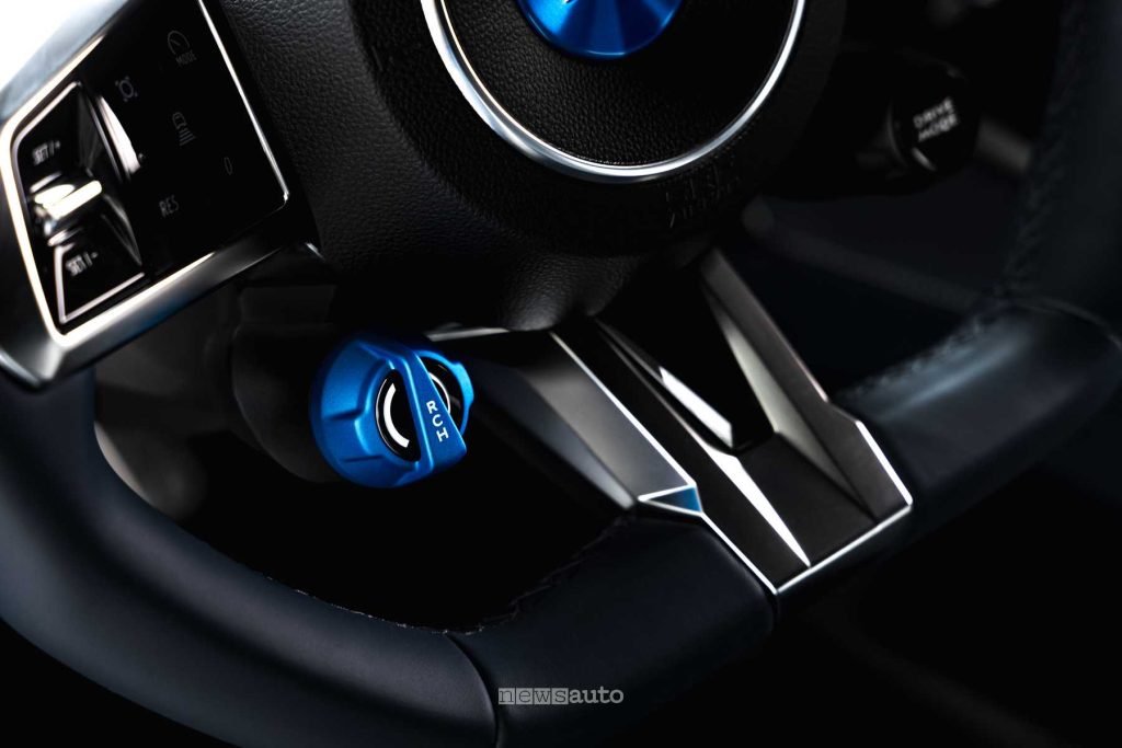 Alpine A390 GT manettino blu RCH per la rigenerazione della frenata