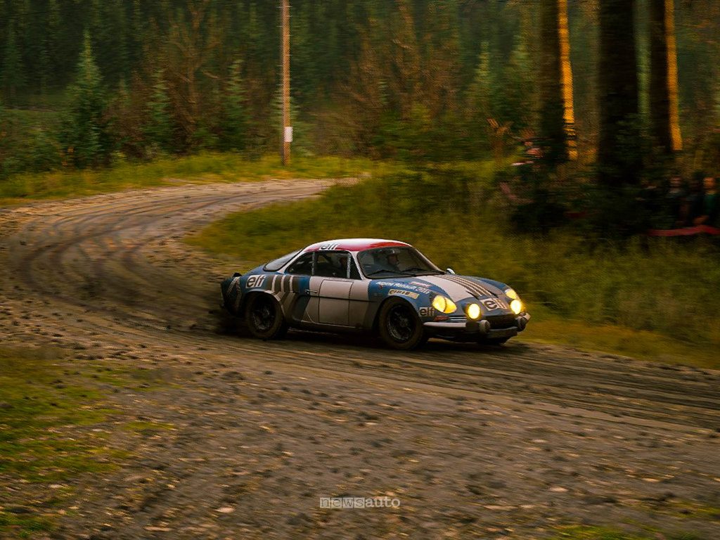 Alpine A110 in Assetto Corsa Rally su sterrato