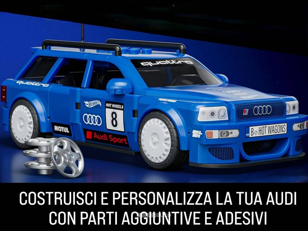 Mattel Brick Shop Audi RS2 personalizzata