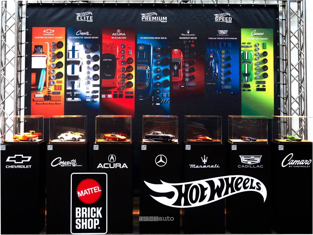 Mattel Brick Shop linea prodotti