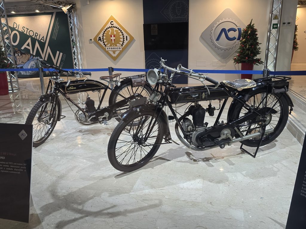 Mostra ACI Automobilisti 120 anni Moto Frera