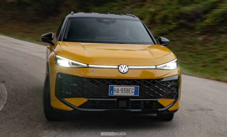 Nuova Volkswagen T-Roc R Line su strada