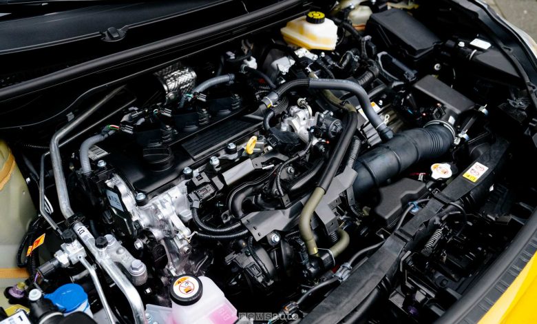 Nuova Toyota Aygo X GR Sport vano motore