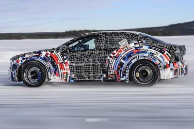 BMW M3 elettrica M Neue Klasse test sulla neve