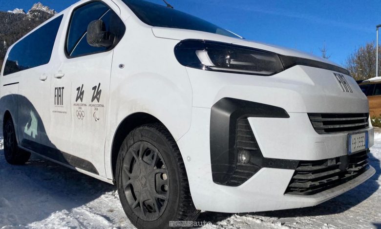Pneumatici Pirelli Carrier Winter sul Fiat Ulysse nella neve di Milano-Cortina 2026