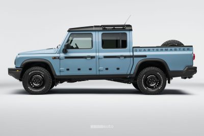 Ineos Grenadier Quartermaster pick-up laterale