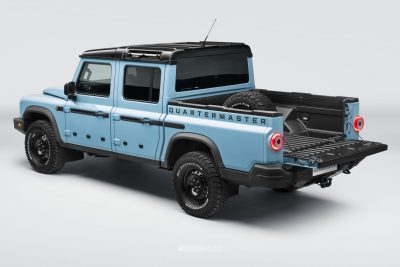 Ineos Grenadier Quartermaster pick-up cassone